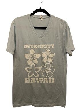 Integrity Hawaii Floral V-Neck Tee